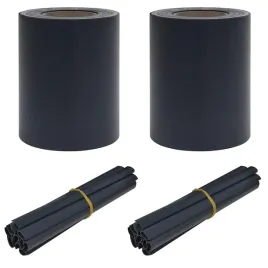 ogrodowe-ekrany-prywatnosci-2-pcs-ciemno-szary-35-x-0-19-m-pvc