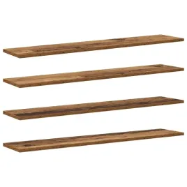 polka-na-ksiazki-4-pcs-brazowy-100-x-20-x-1-5-cm