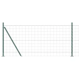 ogrodzenie-z-slupkami-zielony-0-8-x-10-m-stal