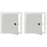 panel-dostepu-2-pcs-bialy-20-x-20-cm-stal