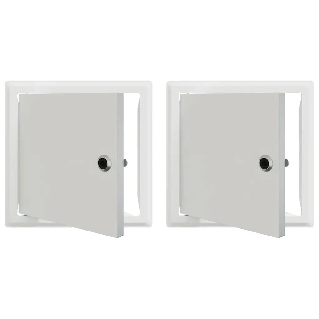 panel-dostepu-2-pcs-bialy-20-x-20-cm-stal