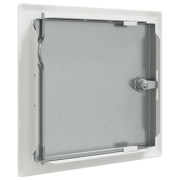 panel-dostepu-2-pcs-bialy-20-x-20-cm-stal-stan-nowy-marka-vidaxl