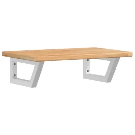polka-scienna-pod-umywalke-stal-i-lite-drewno-debowe