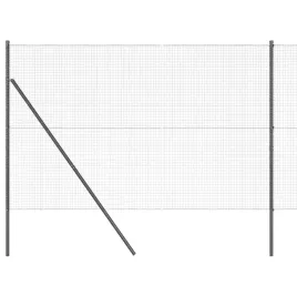 ogrodzenie-z-slupkami-szary-1-5-x-10-m-stal