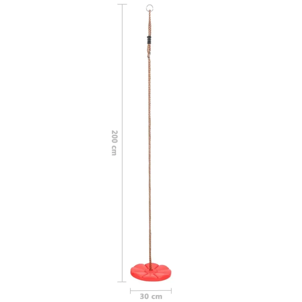 hustawka-dysk-200-cm-czerwona-stan-nowy