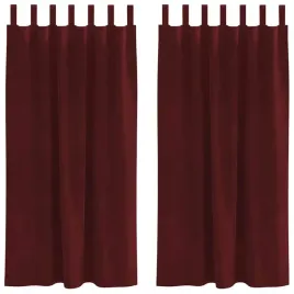 zaslony-z-zaslonami-2-pcs-czerwone-wino-140-x-175-cm-aksamit