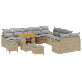 zestaw-sof-na-ogrod-z-poduszka-13-pcs-bezowy-polirattan