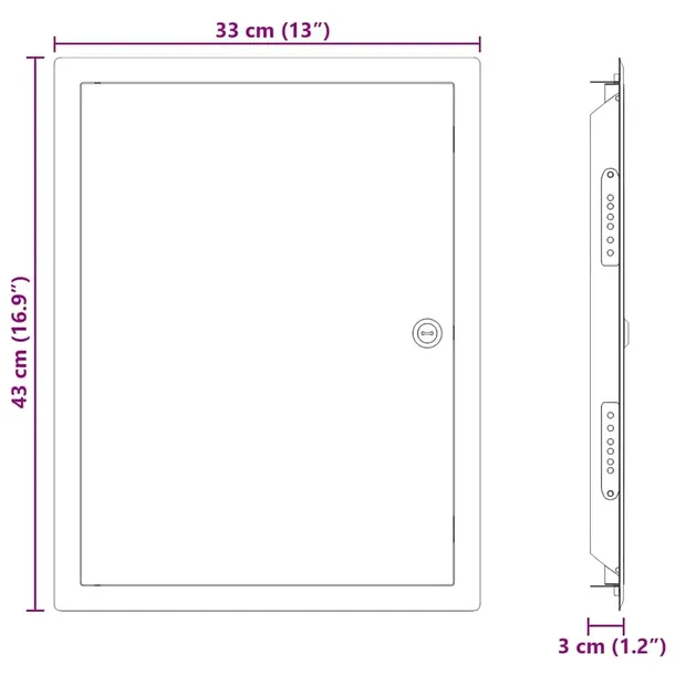panel-dostepu-bialy-30-x-40-cm-stal-marka-vidaxl-kod-producenta-42010263