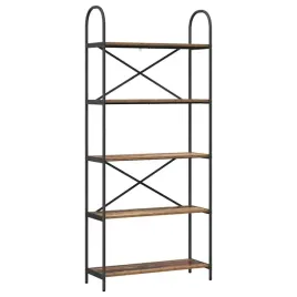 polka-na-ksiazki-stare-drewno-80-x-30-x-183-cm