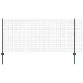 ogrodzenie-z-slupkami-zielony-1-x-10-m-stal