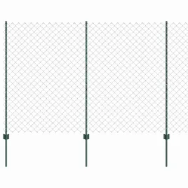 ogrodzenie-z-slupkami-zielony-1-5-x-25-m-stal