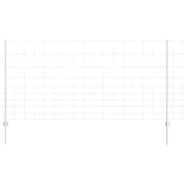ogrodzenie-z-slupkami-srebrny-1-2-x-25-m-stal