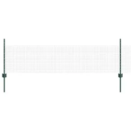 ogrodzenie-z-slupkami-zielony-05-x-10-m-stal