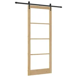drzwi-przesuwne-brazowy-93-x-232-cm-drewno-i-metal
