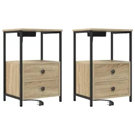 nocna-szafka-z-stacja-ladujaca-z-szuflada-2-pcs-dab-sonoma