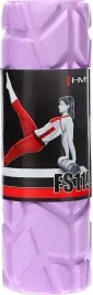walek-roller-do-masazu-cwiczen-fitness-hms-fs119-fitness-30cm-fioletowy