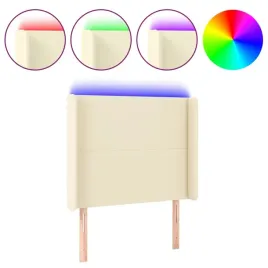 zaglowek-do-lozka-z-led-kremowy-93x16x118-128-cm-sztuczna-skora