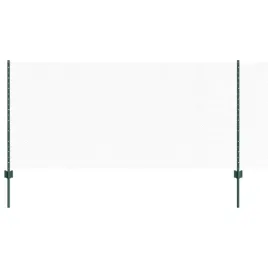 ogrodzenie-z-slupkami-zielony-1-x-25-m-stal