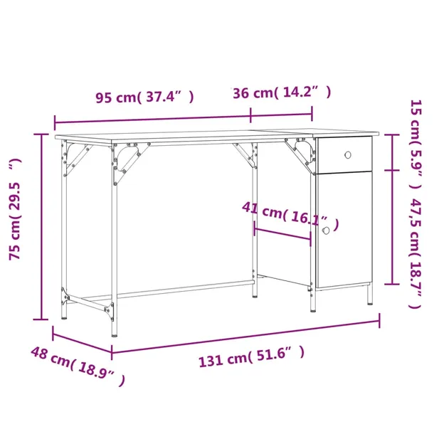 biurko-komputerowe-dab-sonoma-131x48x75-cm-stan-nowy-wysokosc-mebla-4-cm