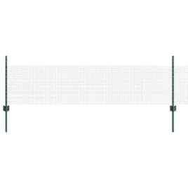 ogrodzenie-z-slupkami-zielony-05-x-10-m-stal