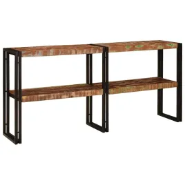 konsola-wielokolorowe-160-x-33-x-75-cm-lite-drewno-z-odzysku