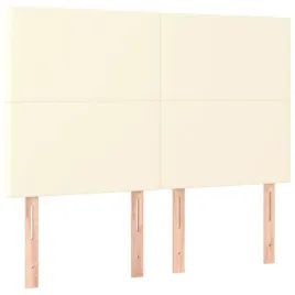 zaglowki-do-lozka-4-szt-kremowe-72x5x78-88cm-sztuczna-skora