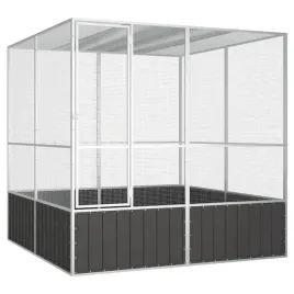 woliera-antracytowa-2135x2175x2115-cm-galwanizowana-stal