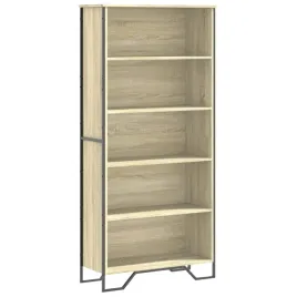 regal-na-ksiazki-dab-sonoma-80x31x169-cm