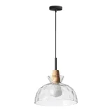 lampa-sufitowa-wiszaca-jednopunktowa-e27-szklana-drewno-boho-retro-stan-nowy