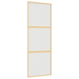 drzwi-przesuwne-zlote-76x205-cm-mrozone-szklo-esg-aluminium