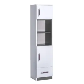 meble-trafiko-04-regal-na-ksiazki-zabawki-z-polkami-drzwiami-szuflada-popie