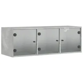 szafka-wiszaca-szklane-drzwi-szarosc-betonu-102x37x35-cm