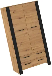 meble-delis-12-szafa-z-szufladami-do-przedpokoju-salonu-dab-artisan-czarny