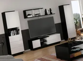 meble-brita-3-mebloscianka-regal-szafka-rtv-polka-czarny-bialy-polysk