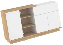 meble-brita-08-witryna-komoda-z-szuflada-do-salonu-dab-cremona-bialy-polysk