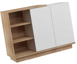 meble-brita-05-szafka-komoda-z-drzwiami-polkami-dab-sonoma-bialy-polysk