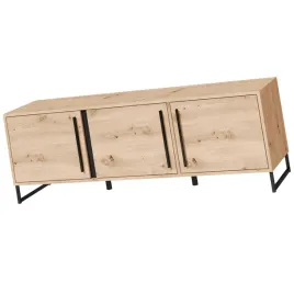 meble-darco-08-komoda-szafka-stolik-rtv-z-drzwiami-dab-artisan-czarny