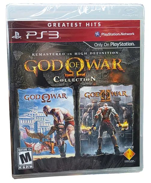 GOD OF WAR COLLECTION 1 + 2 PS3 ANGIELSKA OKŁADKA NOWA W FOLII