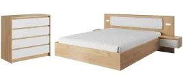 meble-elox-3-sypialnia-komoda-lozko-160-stolik-nocny-dab-craft-zloty-bialy