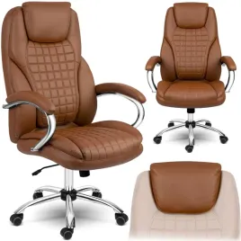 fotel-biurowy-ergonomiczny-obrotowy-krzeslo-obrotowe-premium-brazowy