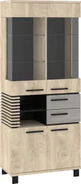 meble-milar-15-witryna-w2d2s-endgrain-beton-czarny