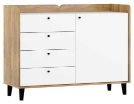 meble-celo-03-komoda-1d4s-dab-burgundzki-bialy-pol