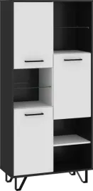 meble-bip-11-regal-3d-czarny-bialy-polysk
