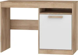 meble-emax-02-biurko-1d-sonoma-jasna-bialy-polysk