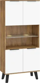 meble-vens-10-regal-4d-dab-burgundzki-bialy-polysk