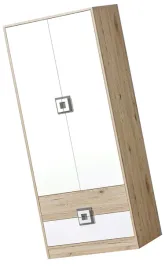 meble-nico-01-szafa-dwudrzwiowa-z-szufladami-mlodziezowa-dab-bialy-popiel