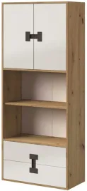 meble-index-05-regal-na-ksiazki-zabawki-z-szufladami-mlodziezowy-bialy-poly