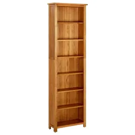 regal-na-ksiazki-z-litego-debu-naturalny-60x22x200-cm