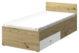 meble-nero-14-lozko-dzieciece-mlodziezowe-90x200-pojedyncze-bialy-mat
