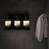 uniwersalny-potrojny-uchwyt-scienny-na-dozownik-mydla-zelu-bez-wiercenia-stan-nowy